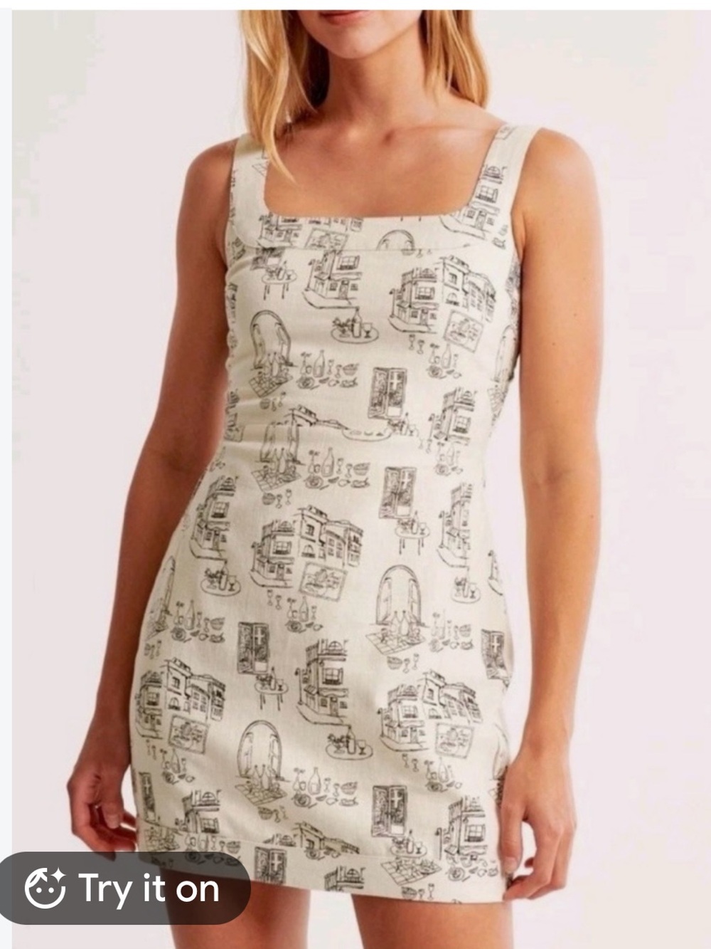 Abercrombie & Fitch
Linen Square Neck Cafe
Mini Dress